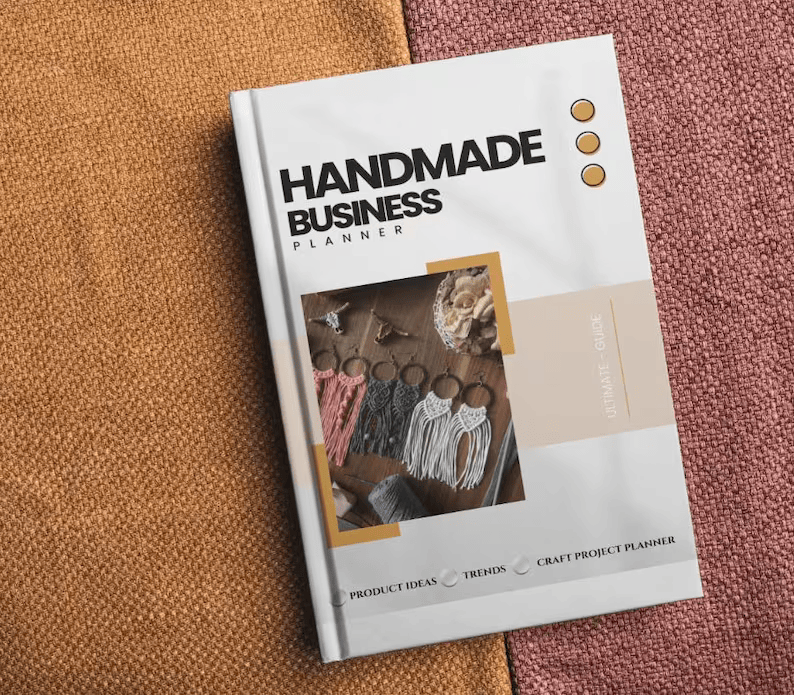 Handmade Business Planner, Printable Business Planner, Business Startup Guide, Business Checklist, Startup Checklist PDF, Invoice Tracker